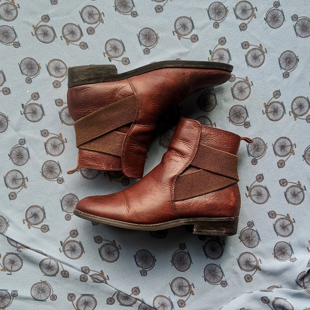 Ralph Lauren Kaliyah Brown Leather Boot